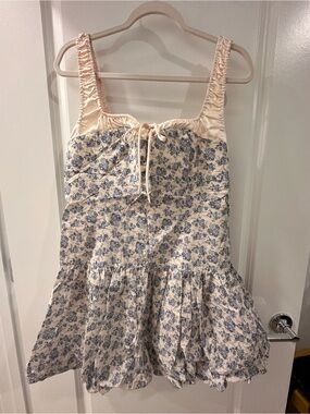 astr green floral mini dress Robyn Floral Mini Dress main image 1
